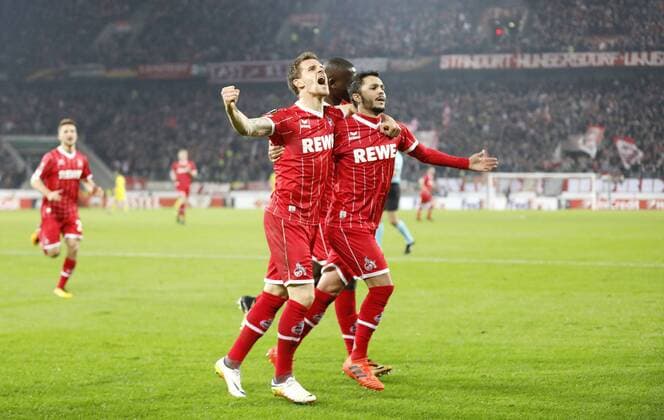 Cologne RheinEnergieStadion 02 11 17 Goal Scorer 1 0 Goal Simon Zoller 1 FC Köln L rejoins Leonardo Bittencourt 1 FC Köln in Europaleague Game between 1 FC Köln vs BATE Baryssau in Season 2017 2018