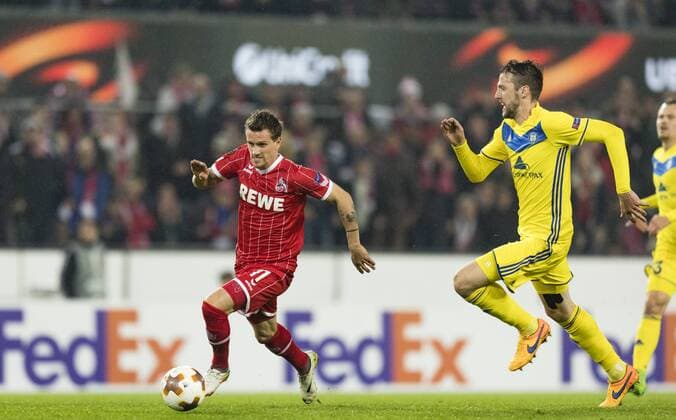 Cologne 02 11 2017 Goal Simon Zoller Cologne on the way to 1 0 1 FC Cologne Bate Borisov
