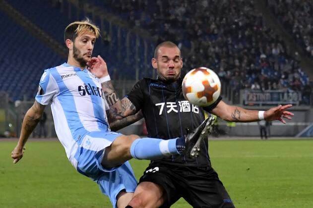 Luis Alberto Lazio, Wesley Sneijder Nice Roma 02-11-2017 Stadio Olimpico Uefa Europa League 2017 2018 Lazio - Nizza Lazio - Nice Foto Andrea Staccioli Insidefoto