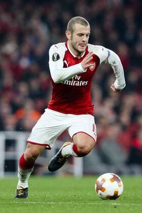 Jack Wilshere of Arsenal during the UEFA Europa League Group H match at the Emirates Stadium, London. Picture date: 2nd November 2017.Pic credit should read: Charlie Forgham-Bailey Sportimage EDITORIAL USE ONLY. No use with unauthorised audio, video, data, fixture lists, club league logos or live services. Online in-match use limited to 120 images, no video emulation. No use in betting, games or single club league player publications.