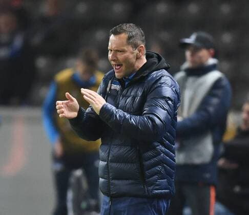 Soccer Men Season 2017 2018 UEFA Europa League Group J 4 Gameday Hertha BSC Sorja Luhansk Coach Pal Dardai Hertha BSC 02 11 2017 Copyright: xMatthiasxKochx