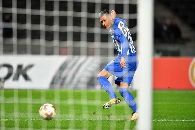 2 0 Hertha BSC Berlin Sorja Luhansk Europa League Group Stage 1 Gameday Soccer Soccer Soccer Men Men Maenner Germany Germany Berlin 2 11 2017 Olympiastadion