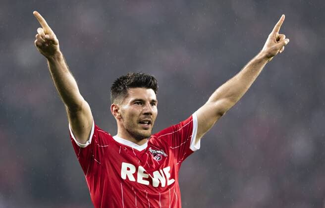Cologne 02 11 2017 Torjubel Milos Jojic Cologne 1 FC Cologne Bate Borisov