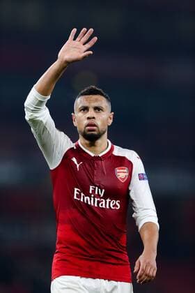 Francis Coquelin of Arsenal after the UEFA Europa League Group H match at the Emirates Stadium, London. Picture date: 2nd November 2017.Pic credit should read: Charlie Forgham-Bailey Sportimage EDITORIAL USE ONLY. No use with unauthorised audio, video, data, fixture lists, club league logos or live services. Online in-match use limited to 120 images, no video emulation. No use in betting, games or single club league player publications.