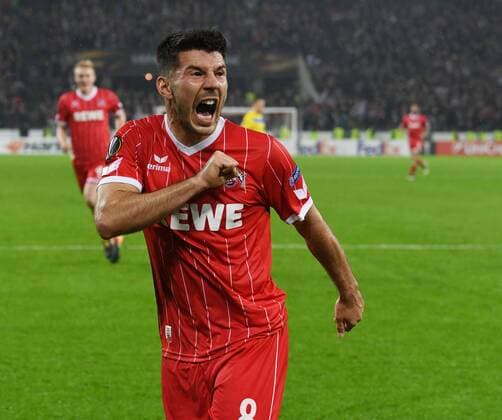 1 FC Köln BATE Borisov 02 11 2017 Milos Jojic Cologne celebrates his goal for 5 2 HM