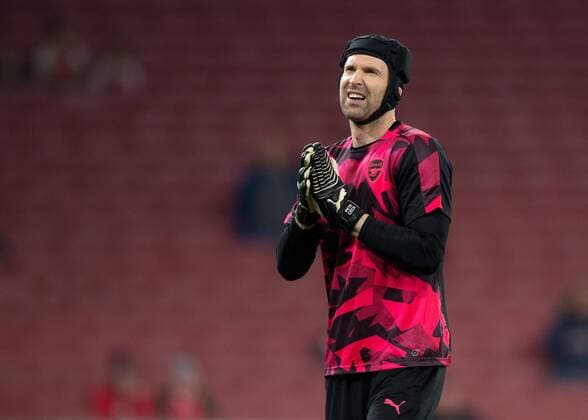 Petr Äaech of Arsenal warms up during the UEFA Europa League group H match between Arsenal and Red Star Belgrade at the Emirates Stadium, London, England on 2 November 2017. Copyright: xVincexMignottx 17500042