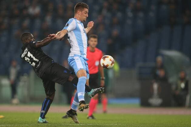 ROME, ITALY - NOVEMBER 02: Sergej Milinkovic during the UEFA Europa League group K match between Lazio Roma and OGC Nice at Stadio Olimpico on November 2, 2017 in Rome, Italy.  Copyright: xmarcoxiacobuccix xIPAx xMarcoxIacobuccix