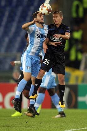 ROME, ITALY - NOVEMBER 02: Luis Alberto and Koziello during the UEFA Europa League group K match between Lazio Roma and OGC Nice at Stadio Olimpico on November 2, 2017 in Rome, Italy.  Copyright: xmarcoxiacobuccix xIPAx xMarcoxIacobuccix