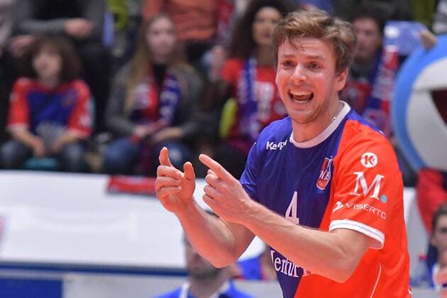 04 11 2017 xtkx Volleyball Men United Volleys Frankfurt TSV Herrsching emspor v l Patrick Steuerwald United Volleys Frankfurt