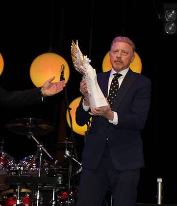 04 11 2017 Frankfurt am Main Old Opera German sports pressBall tennis legend Boris Becker was named legend of the sport in 2008 and receives the Pegasos Prize later today