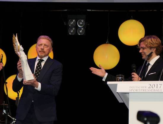 04 11 2017 Frankfurt am Main Old Opera German sports pressBall tennis legend Boris Becker was named legend of the sport in 2008 and receives the Pegasos Prize later today