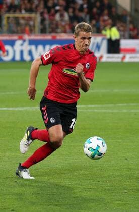 SC Freiburg FC Schalke 04 Germany Freiburg 04 11 2017 Soccer Bundesliga Season 2017 2018 11 Round SC Freiburg FC Schalke 04 0 1 Nils Petersen SC Freiburg