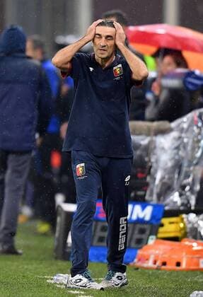 IPP20171104 Football - soccer: Serie A, CFC Genua 1893 - Sampdoria Genua, l allenatore del Genoa juric ivan deluso (Hinweis: Verwendung nur in Deutschland - only Germany) *** IPP20171104 Football soccer Serie A CFC Genoa 1893 Sampdoria Genoa l allenatore del Genoa juran ivan deluso Note Use only in Germany only Germany 