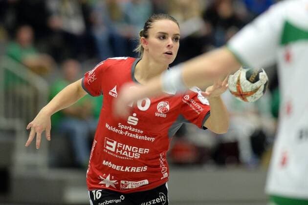 Mariel Stefanie Beugels HSG Bad Wildungen Vipers Handball DHB Pokal 3 Round Women HSG Bad Wildungen Vipers vs Frisch On Goeppingen 04 11 2017 Bad Wildungen Copyright: xEibner-Pressefoto RolandxSippelx EP_RSL