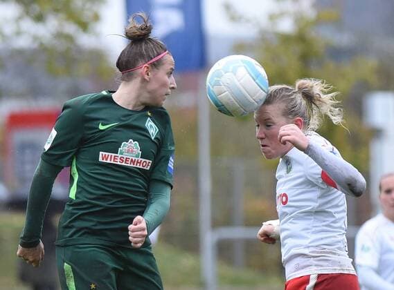 05 11 2017 xhbx Football 1 Bundesliga Women 1 FFC Frankfurt SV Werder Bremen emspor v 1 Cindy König SV Werder Bremen Women Marith Priessen 1 FFC Frankfurt Frankfurt am Main