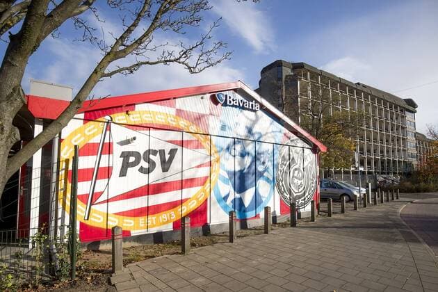 EINDHOVEN, PSV - FC Twente, voetbal, Eredivisie, seizoen 2017-2018, 5-11-2017, Philips Stadion, supportershome van PSV PSV - Twente  x1798733x