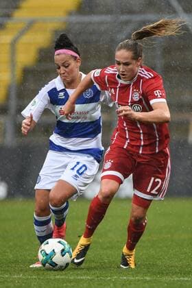 v li Sofia Nati Duisburg 10 Sydney Lohmann FC Bayern Munich FCB 12 in duel Duel tackle Dynamics Action Action Football Allianz Women Bundesliga FC Bayern Munich MSV Duisburg xslx