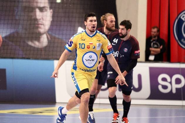 Alex Dujshebaev Kielce HANDBALL Paris Saint Germain Handball vs PGE Vive Kielce Velux EHF Champions League 6eme journee 05 11 2017 KevinDomas Panoramic 