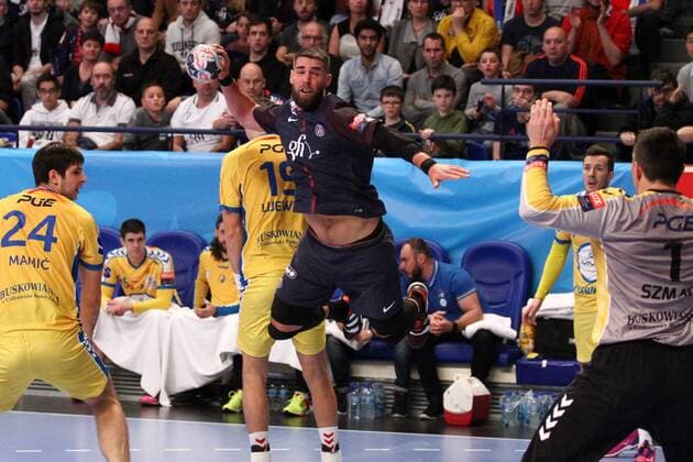 Luka Karabatic Paris HANDBALL Paris Saint Germain Handball vs PGE Vive Kielce Velux EHF Champions League 6eme journee 05 11 2017 KevinDomas Panoramic 