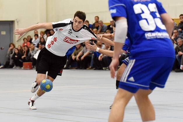 05 11 2017 xpsx Handball A Youth 1 Bundesliga HSG Hanau TVG Junior Academy v l Ninin Jedinak Hanau Christos Erifopoulos TVG Hanau Hessen Germany