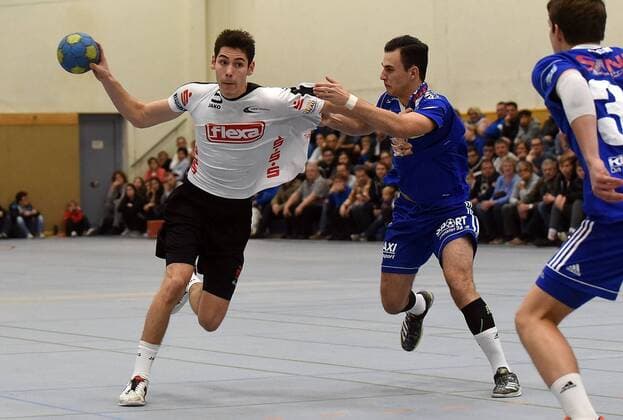 05 11 2017 xpsx Handball A Youth 1 Bundesliga HSG Hanau TVG Junior Academy v l Ninin Jedinak Hanau Christos Erifopoulos TVG Hanau Hessen Germany