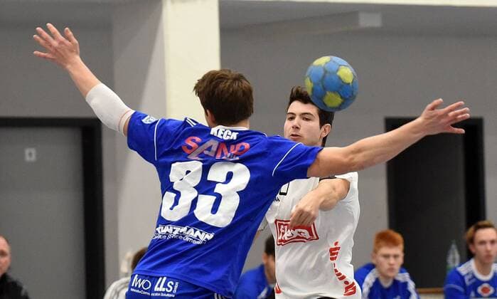 05 11 2017 xpsx Handball A Youth 1 Bundesliga HSG Hanau TVG Junior Academy by Thomas Keck TVG Fabian Yazdi Hanau Hanau Hessen Germany