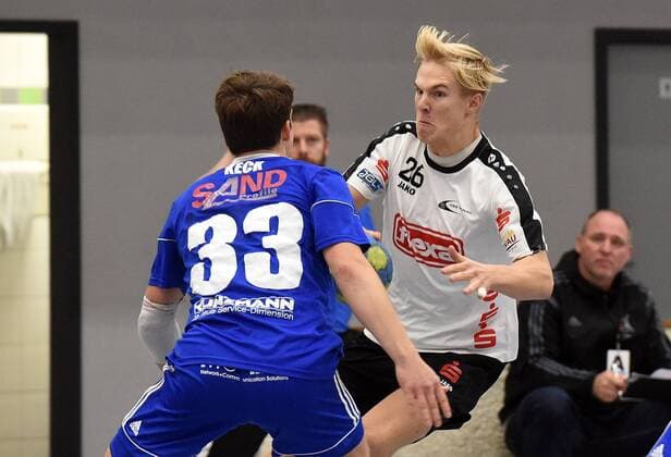 05 11 2017 xpsx Handball A Youth 1 Bundesliga HSG Hanau TVG Junior Academy by Thomas Keck TVG Lukas Schmitt Hanau Hanau Hessen Germany
