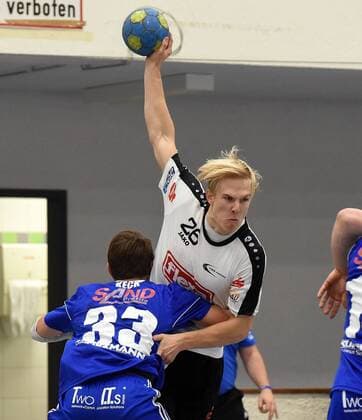 05 11 2017 xpsx Handball A Youth 1 Bundesliga HSG Hanau TVG Junior Academy by Thomas Keck TVG Lukas Schmitt Hanau Hanau Hessen Germany