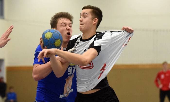 05 11 2017 xpsx Handball A Youth 1 Bundesliga HSG Hanau TVG Junior Academy v Tim Timglöckner TVG Tarek Marshal Hanau Hanau Hessen Germany