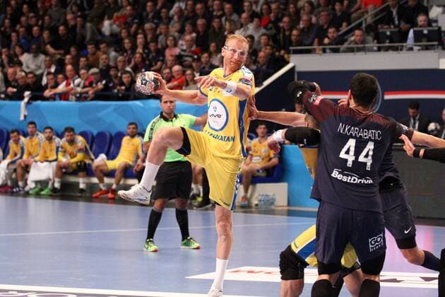 Karol Bielecki Kielce HANDBALL Paris Saint Germain Handball vs PGE Vive Kielce Velux EHF Champions League 6eme journee 05 11 2017 KevinDomas Panoramic 
