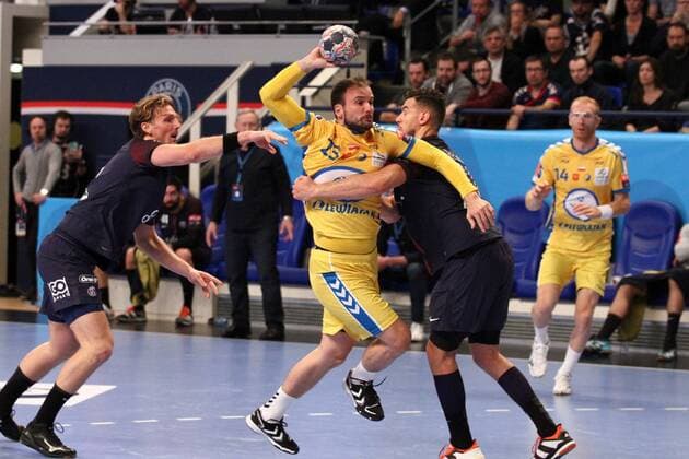 Uros Zorman Kielce HANDBALL Paris Saint Germain Handball vs PGE Vive Kielce Velux EHF Champions League 6eme journee 05 11 2017 KevinDomas Panoramic 