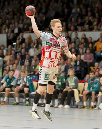 Handball Handball 3 Liga Nord 2017 2018 Handball Sportverein Hamburg vs Oranienburger HC Christopher Rix Hamburg Sportshall Hamburg Hamburg
