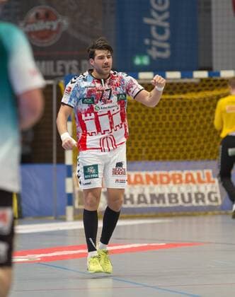 Handball Handball 3 Liga Nord 2017 2018 Handball Sportverein Hamburg vs Oranienburger HC Kevin Herbst Hamburg Sporthalle Hamburg Hamburg