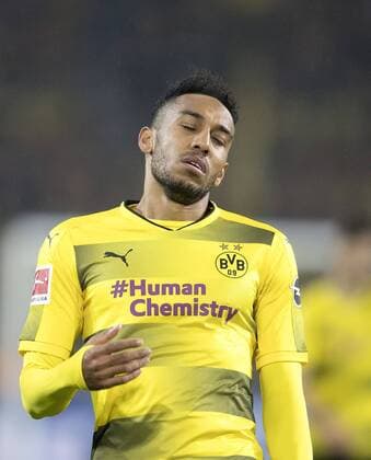 Pierre Emerick AUBAMEYANG DO disappointed Soccer 1 Bundesliga 11 Matchday Borussia Dortmund DO Bayern Muenchen M 1 3 on 04 11 2017 in Dortmund Germany