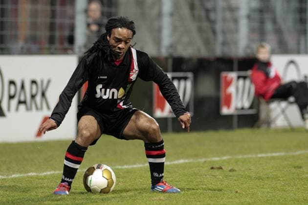 MAASTRICHT Football 01 03 2013 Stadion de Geusselt MVV Maastricht FC Emmen Jupiler League 2012 2013 FC Emmen player Marvin Wijks mvv emmen