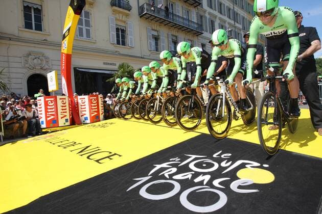 Nice Cycling 2 07 2013 Tour de France 4th stage Team Belkin tour de france team tour