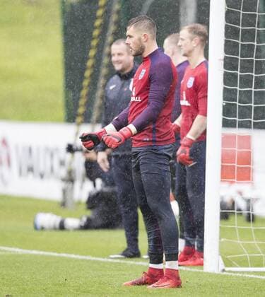 Fu?ball, Training Nationalteam England England Training Jack Butland of England in goal during training at St Georges Park, Burton upon Trent Content Not Available For UK Newspapers Copyright: xJAMESxWILSONx FIL-10915-0011