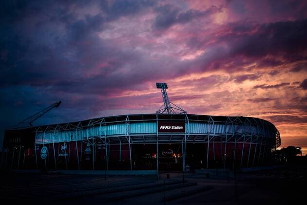 ALKMAAR 05 08 2012 Exercise match AZ Fortuna Dusseldorf 3 1 AFAS Stadium stadium photo az fortuna dusseldorf