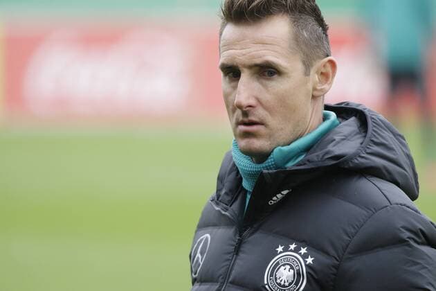 Record goal scorer Miroslav Klose Germany Berlin Sportpark Soccer Men Season 2017 2018 Training of the German national team in the amateur stadium of Hertha BSC 09 11 2017