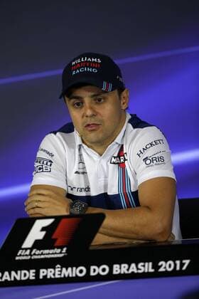 09.11.2017 - press conference PK Pressekonferenz Felipe Massa (BRA) Williams FW40 Brazilian Grand Prix, Sao Paulo, Interlagos 9 - 12 November 2017 09.11.2017 - Press conference, Felipe Massa (BRA) Williams FW40 