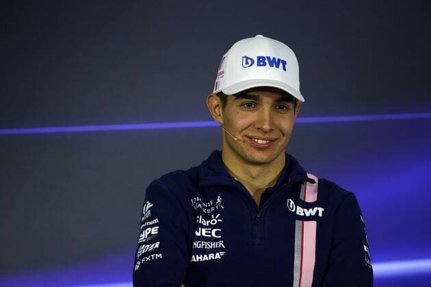 09.11.2017 - press conference PK Pressekonferenz Esteban Ocon (FRA) Sahara Force India F1 VJM10 Brazilian Grand Prix, Sao Paulo, Interlagos 9 - 12 November 2017 09.11.2017 - Press conference, Esteban Ocon (FRA) Sahara Force India F1 VJM10 