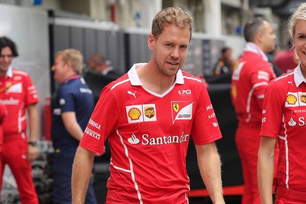 09.11.2017 - Sebastian Vettel (GER) Scuderia Ferrari SF70H Brazilian Grand Prix, Sao Paulo, Interlagos 9 - 12 November 2017 09.11.2017 - Sebastian Vettel (GER) Scuderia Ferrari SF70H 