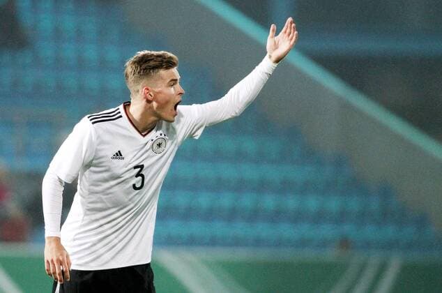 GER Internationals U20 Germany Italy 09 11 17 Chemnitz community4you Arena Stadium at Gellertstrasse GER Season 2017 2018 U20 Germany vs Italy im Bild Maximilian Mittelstädt Germany