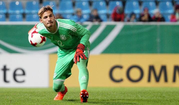 GER Internationals U20 Germany Italy 09 11 17 Chemnitz community4you Arena Stadium at Gellertstrasse GER Season 2017 2018 U20 Germany vs Italy at goal Keeper Constantin Frommann Germany