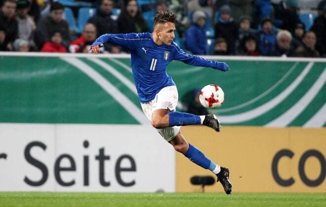 GER Internationals U20 Germany Italy 09 11 17 Chemnitz community4you Arena Stadion an der Gellertstrasse GER Season 2017 2018 U20 Germany vs Italy Simone Edera Italy