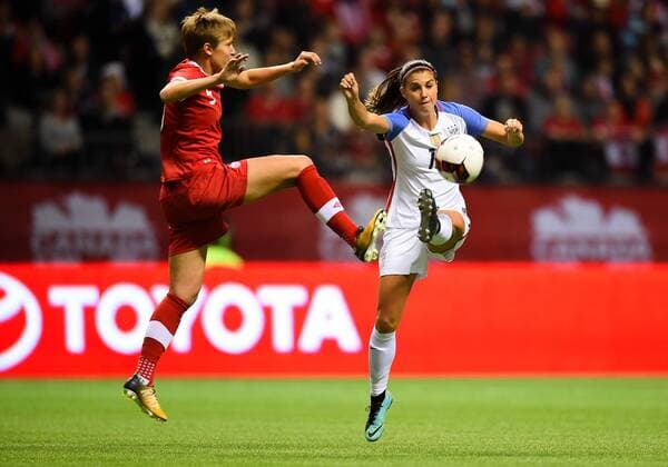 November 9, 2017 - Vancouver, Canada - Vancouver, Canada - Thursday November 09, 2017: Alex Morgan during an International Friendly Länderspiel match between the Women s National teams of the United States (USA) and Canada (CAN) at BC Place. Alex Morgan - ZUMAt139 20171109_zaa_t139_012 Copyright: xBradxSmithx