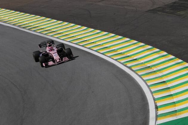 10.11.2017 - Free Practice 1, Esteban Ocon (FRA) Sahara Force India F1 VJM10 Brazilian Grand Prix, Sao Paulo, Interlagos 9 - 12 November 2017 10.11.2017 - Free Practice 1, Esteban Ocon (FRA) Sahara Force India F1 VJM10 