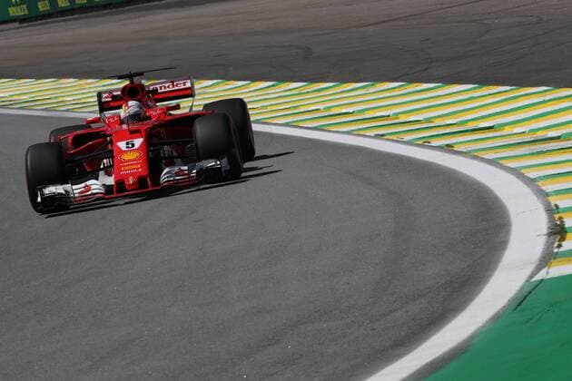 10.11.2017 - Free Practice 1, Sebastian Vettel (GER) Scuderia Ferrari SF70H Brazilian Grand Prix, Sao Paulo, Interlagos 9 - 12 November 2017 10.11.2017 - Free Practice 1, Sebastian Vettel (GER) Scuderia Ferrari SF70H 