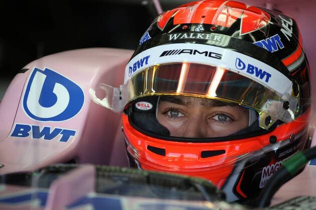 10.11.2017 - Free Practice 1, George Russell (GBR) Test Driver, Sahara Force India F1 VJM010 Brazilian Grand Prix, Sao Paulo, Interlagos 9 - 12 November 2017 10.11.2017 - Free Practice 1, George Russell (GBR) Test Driver, Sahara Force India F1 VJM010 