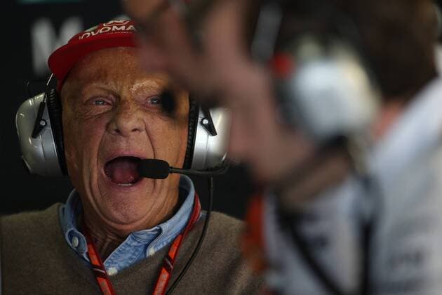 Bilder des Tages - SPORT 10.11.2017 - Free Practice 1, Nikki Lauda (AU), Mercedes Brazilian Grand Prix, Sao Paulo, Interlagos 9 - 12 November 2017 10.11.2017 - Free Practice 1, Nikki Lauda (AU), Mercedes 